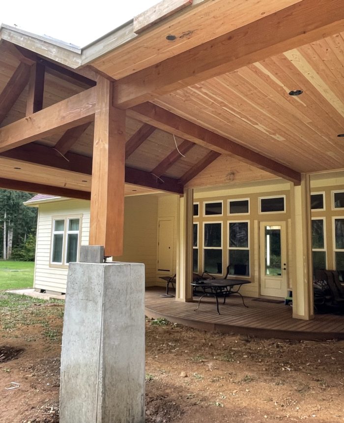 timber framed patio cover vancouver wa