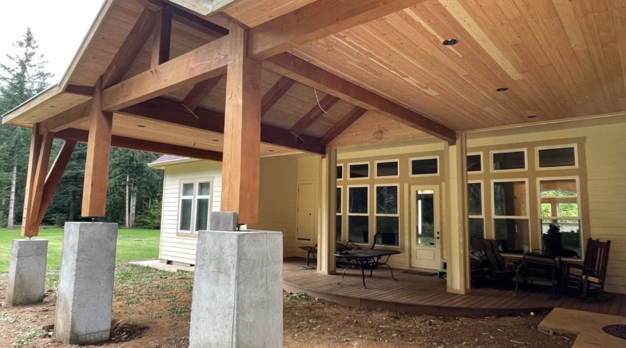 timber framed patio cover vancouver wa