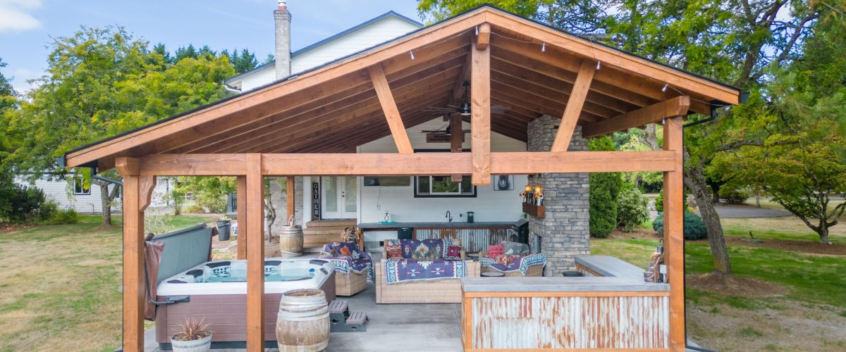 timber framed patio cover vancouver wa