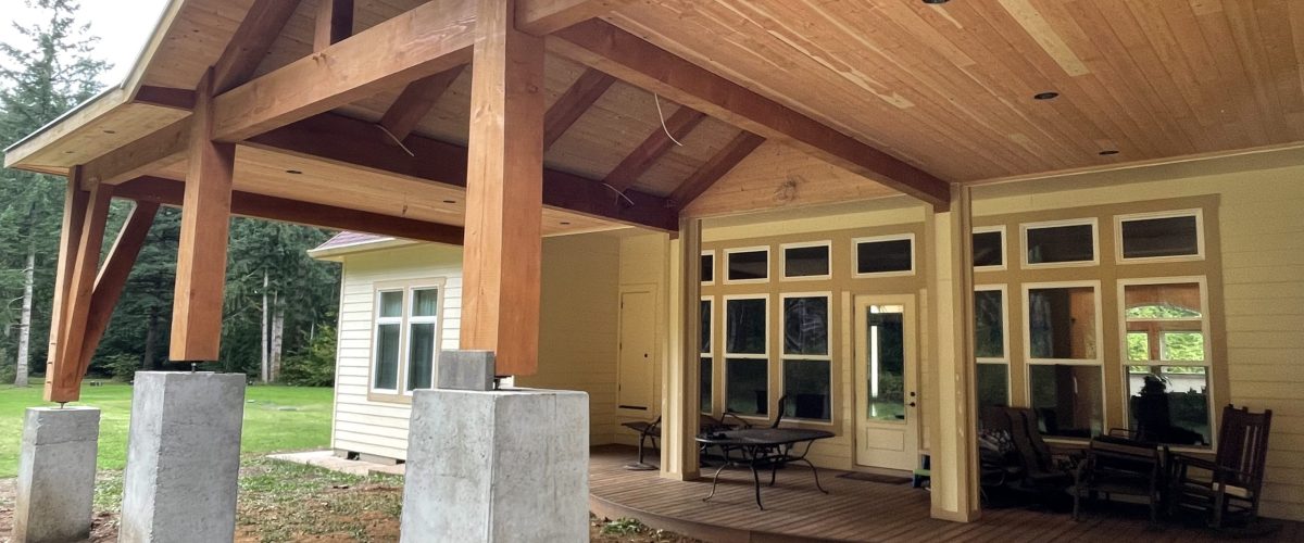 timber framed patio cover vancouver wa